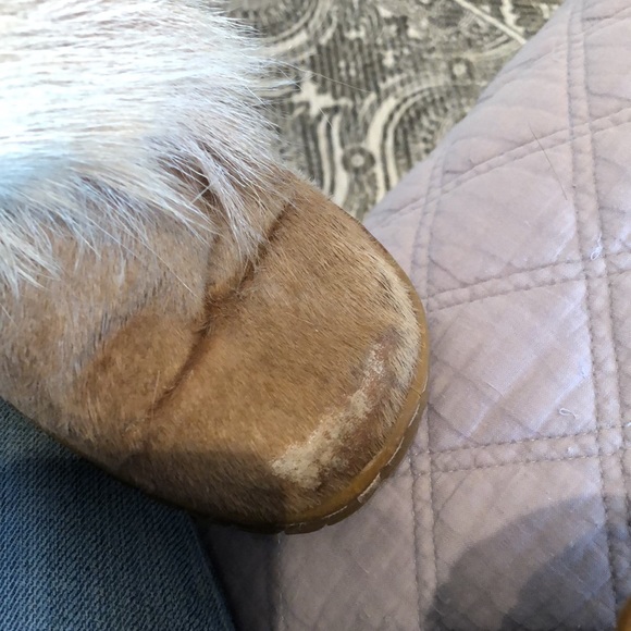 Sz 7W bear paw calf skin sheep lined winter boot - Picture 7 of 7